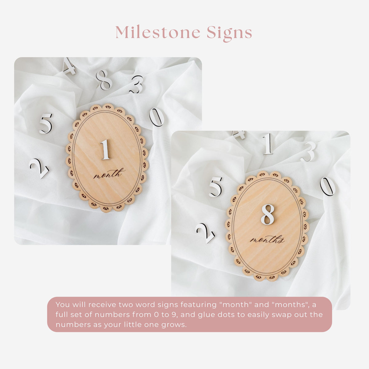 Personalized Baby Birth Stats Sign, Oval Scalloped Wood Name Plaque, Custom Hospital Announcement Sign, Newborn Photo Prop, Baby Shower Gift