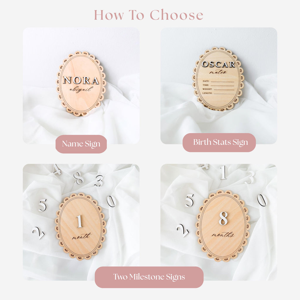 Baby Monthly Milestone Sign, Wooden Milestone Disc with Numbers, Newborn Monthly Photo Prop, Baby Milestone Tracker, Baby Shower Gift